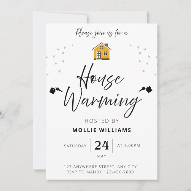 Invitation mobile House Warming Invitation (Devant)