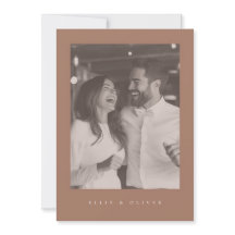 Mocha Mousse Boho Photo Mariage Moderne