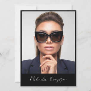 Invitation Modèle Acteur Modélisation Comp Card 5 Script phot