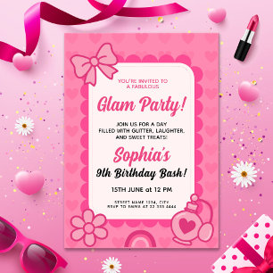 Invitation Modèle d'anniversaire magnifique