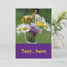 Modèle de carton d'invitation de mariage