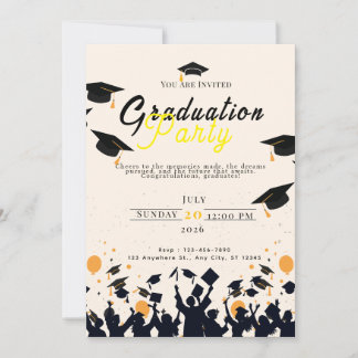 Invitation Modèle de carton d'invitation numérique pour la re