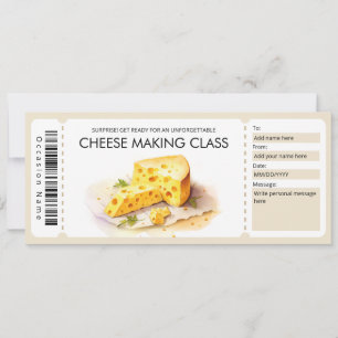 Invitation Modèle de certificat-cadeau pour un cours de fabri
