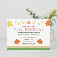 Modèle de Flyer pour le Festival d'Automne