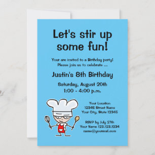 Invitation Modèle de la fête d'anniversaire