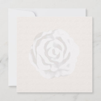 Invitation Modèle de la Rose blanche