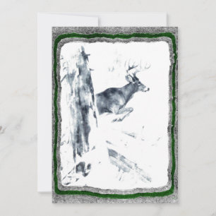 Invitation modèle de l'invitation à la chasse aux cerfs