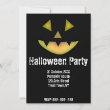 Modèle de l'invitation du parti Halloween