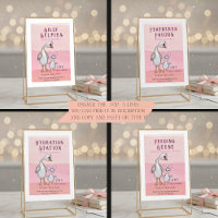 Modèle de panneau de fête universel Silly Goose |