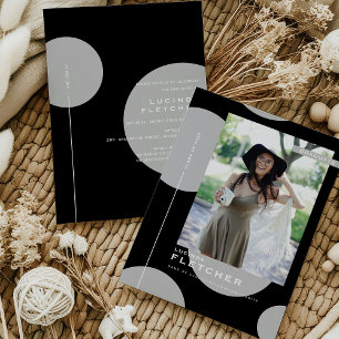 Invitation Modèle de photo amusant pour la fête de remise des