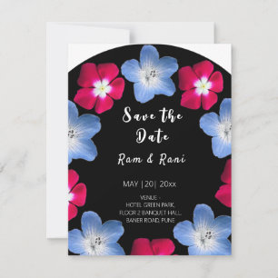 Invitation Modèle de variété noir