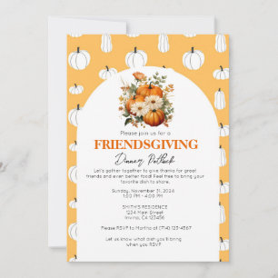 Invitation Modèle d'invitation à une fête de Friendsgiving mo