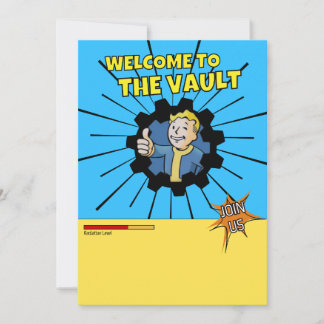 Invitation Modèle d'invitation à une soirée Fallout