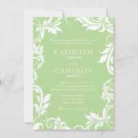 Modèle d'invitation aux feuilles majestueuses | Ve