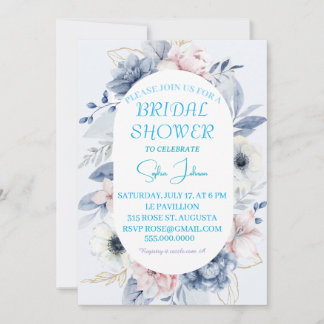 Invitation Modèle d'invitation de douche de mariée d'été invi