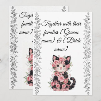 Invitation Modèle d'invitation de mariage d'automne | Éléganc