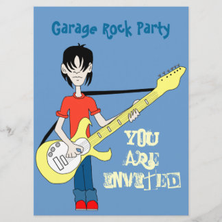 Invitation Modèle d'invitation Doodle Rocker