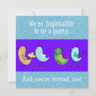 Invitation Modèle d'invitation Hightailin' Version Un