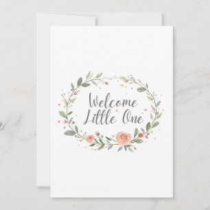 Invitation Modèle d'invitation pour Baby Shower Floral
