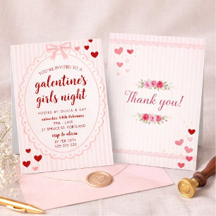 Invitation Modèle d'invitation pour la soirée des filles de l