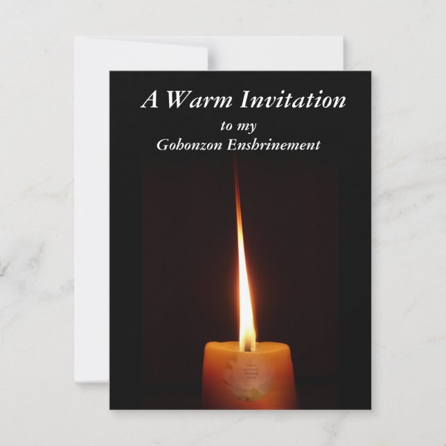 Invitation Modèle d'invitation SGI Enshrconsing (Devant)