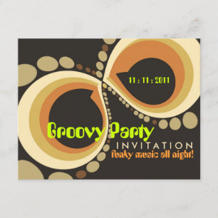 Invitation modèle d'invitation Super Funky Party