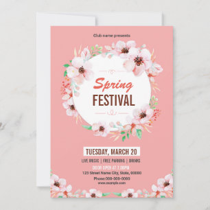 Invitation Modèle du prospectus d'invitation de la fête de pr