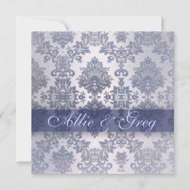 Invitation Modèle nuptiale de douche de couples faciles et (Devant)