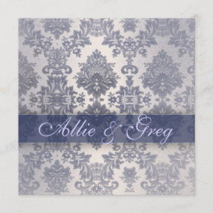 Invitation Modèle nuptiale de douche de couples faciles et