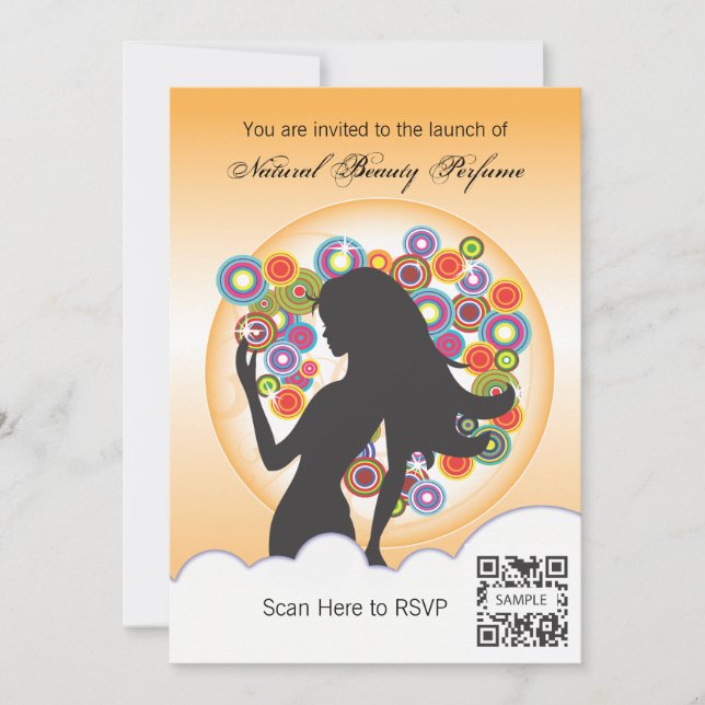 Invitation Modèle parfum (Devant)