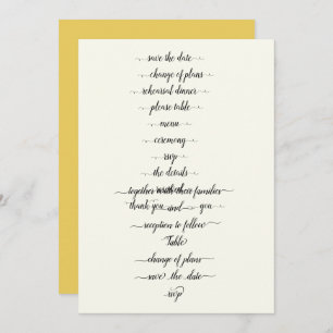 Invitation modèle pour les échanges de polices