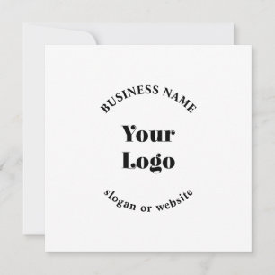 Invitation Modèle Rétro-Moderne Minimaliste pour votre Logo