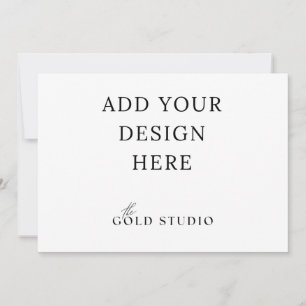 Invitation Modèle vierge d'invitation paysage 5 x 7 