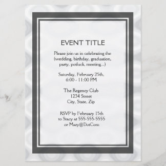 Invitation Modèle vierge rapide et facile