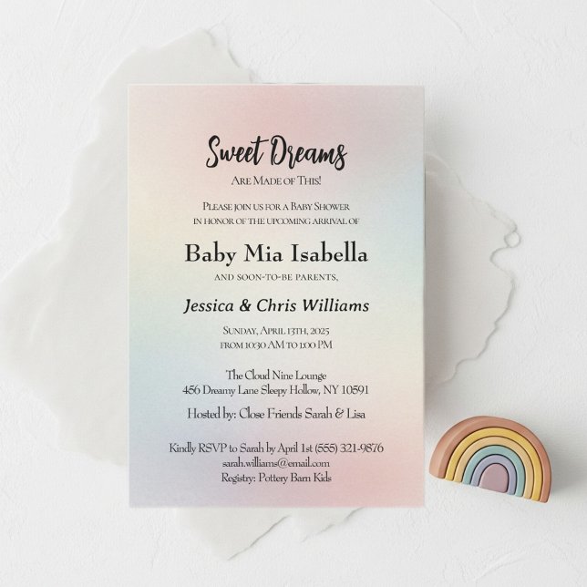 Invitation Modern Baby Shower Invite  (Créateur téléchargé)