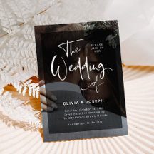 Modern Black and White Overlay | Photo Wedding