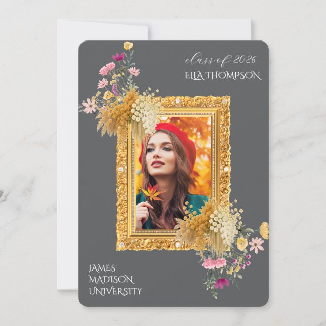 Invitation Modern Graduation Celebration  (Devant)