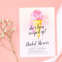 Modern Pink Elle a été prise de douche nuptiale