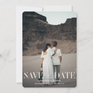 Invitation Modern Sage Green Deux Mariages photo Date de sauv