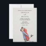 Invitation Modern Wedding Invite with Photo<br><div class="desc">invite your friends and family with this lovely wedding ! Easily add a photo and edit the wording to work perfectly for your special day !</div>
