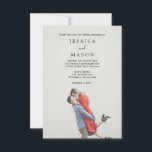 Invitation Modern Wedding Invite with Photo<br><div class="desc">invite your friends and family with this lovely wedding ! Easily add a photo and edit the wording to work perfectly for your special day !</div>