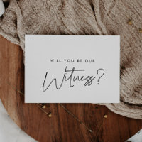 Modern Will you walk me down the aisle proposal