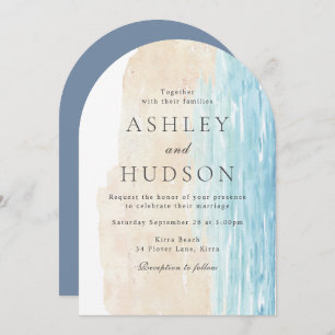 Invitation Moderne All Seasons Beach Boho Arch Mariage