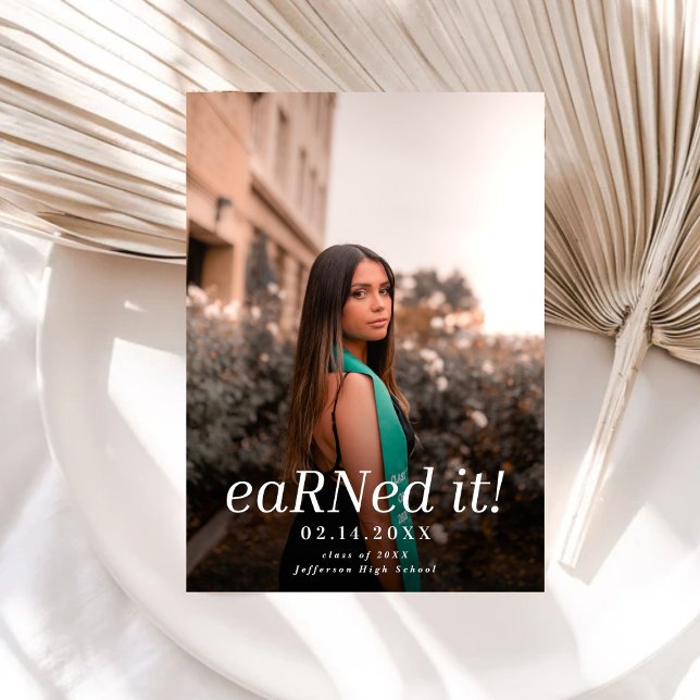 Invitation Moderne BSC RN 4 Photos Infirmière (Créateur téléchargé)