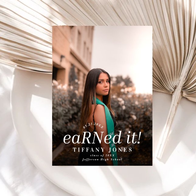 Invitation Moderne BSC RN 4 Photos Infirmière (Créateur téléchargé)