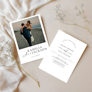 Invitation Moderne Classique - Élégante et Minimal