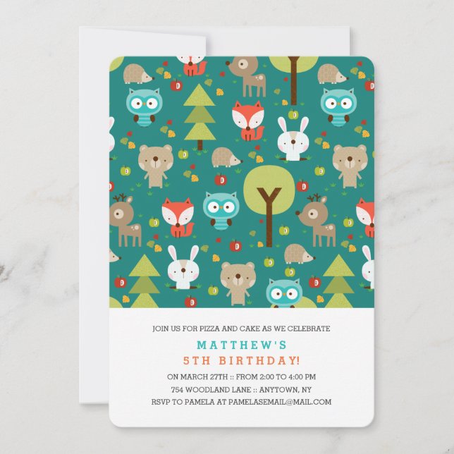 Invitation moderne de fête d'anniversaire d'amis (Devant)