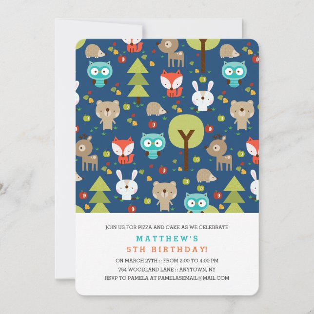 Invitation moderne de fête d'anniversaire d'amis (Devant)