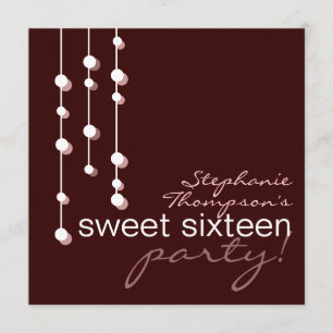 Invitation moderne de fête d'anniversaire du