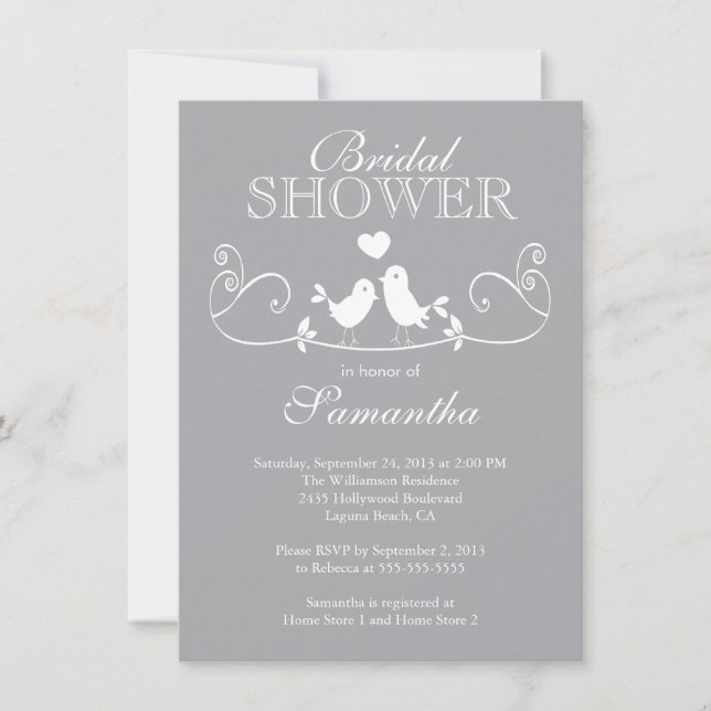 Invitation moderne de Fête de la mariée (Devant)